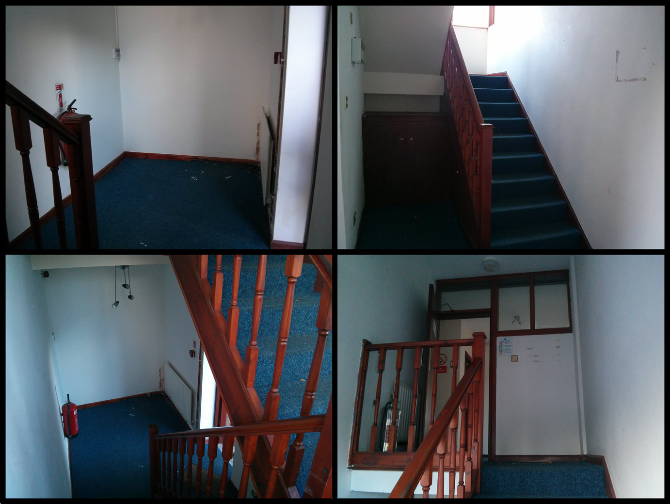 Dance Entrance and Stairs to the Studios Before Building Work