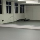 The dance studio is almost ready